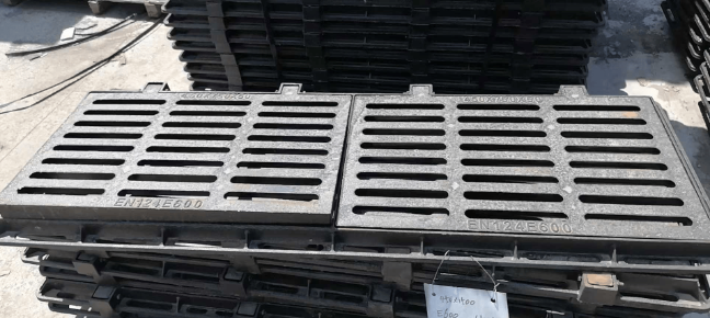 庆城球墨铸铁连体双篦展示